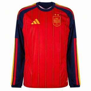 Maillot Espagne Domicile 2 Etoiles 2026 2027 Manches Longues