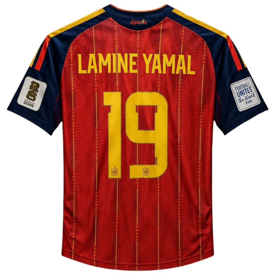 Maillot Espagne Finale Coupe du Monde 2026 Lamine Yamal (2)