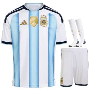 Maillot Kit Enfant Argentine Domicile 2026 2027 Blanc