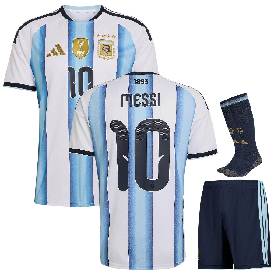 Maillot Kit Enfant Argentine Domicile 4 Etoiles Messi Maillot Kit Enfant Argentine Domicile 4 Etoiles Messi