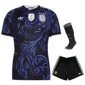 Maillot Kit Enfant Argentine Exterieur 4 Etoiles (1)