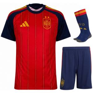 Maillot Kit Enfant Espagne Domicile 2 Etoiles 2026 2027