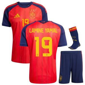 Maillot Kit Enfant Espagne Domicile 2026 2027 Lamine Yamal 2 Etoiles