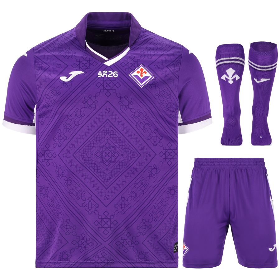 Maillot Kit Enfant Fiorentina Domicile 2026 2027 (1)