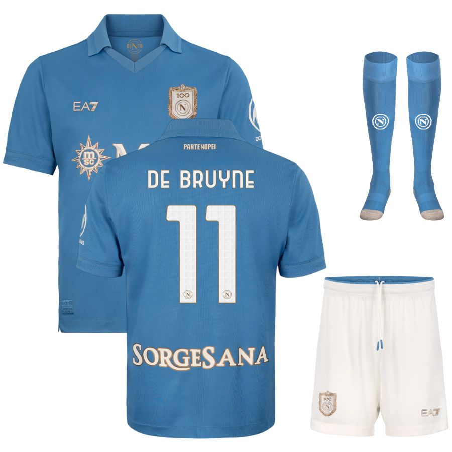 Maillot Kit Enfant Naples Domicile 2026 2027 De Bruyne