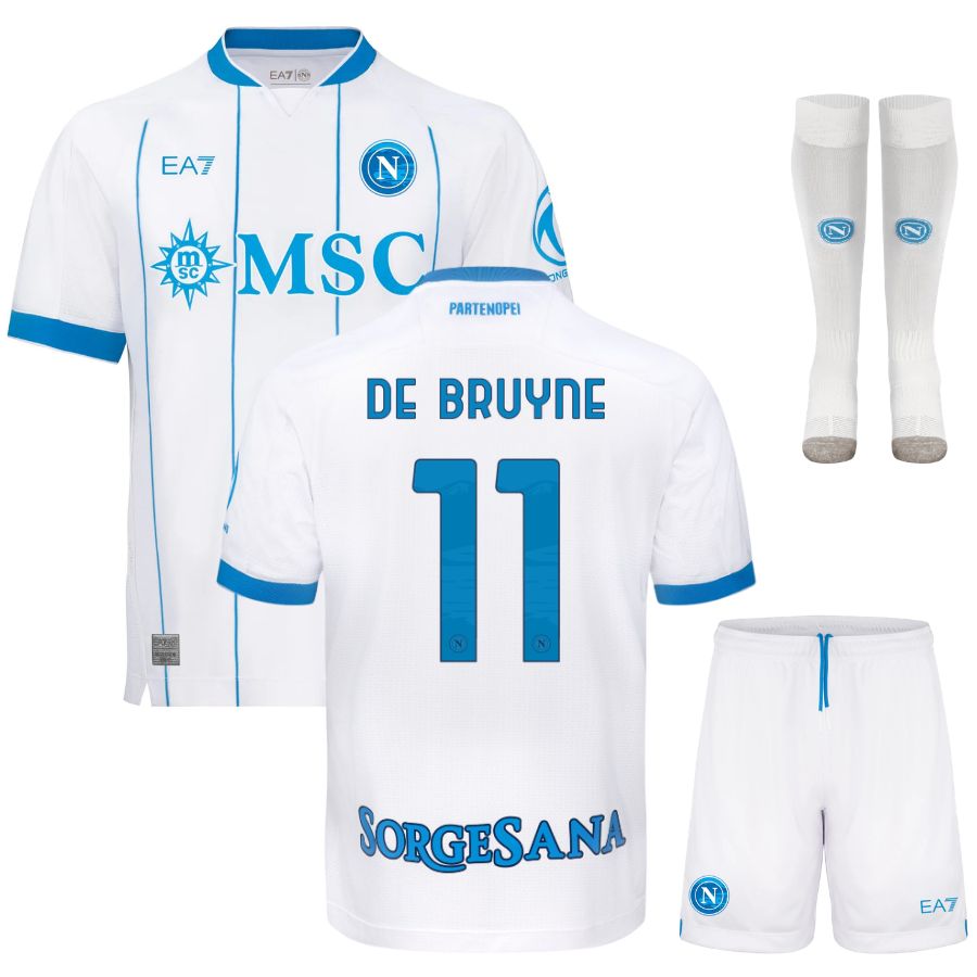 Maillot Kit Enfant Naples Exterieur 2026 2027 De Bruyne Maillot Kit Enfant Naples Exterieur 2026 2027 De Bruyne