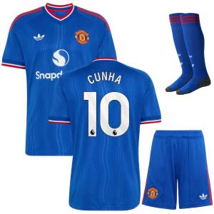 Maillot Manchester United Kit Enfant Exterieur 2026 2027 Cunha