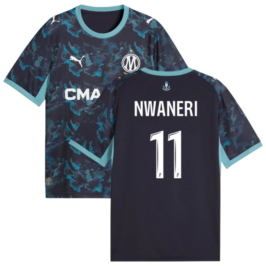 Maillot OM Exterieur 2026 2027 Nwaneri (1)