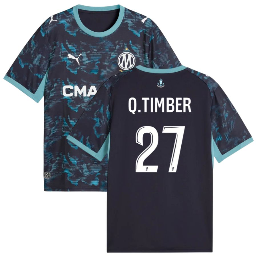 Maillot OM Exterieur 2026 2027 Quintin Timber (1)