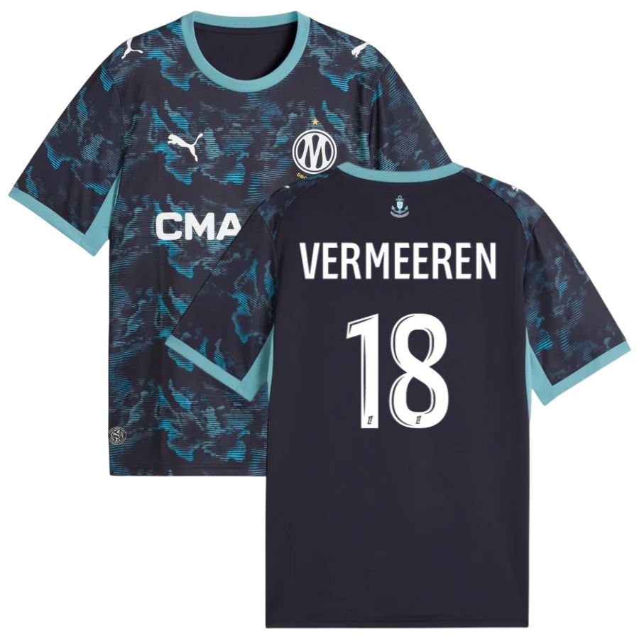 Maillot OM Exterieur 2026 2027 Vermeeren (1)