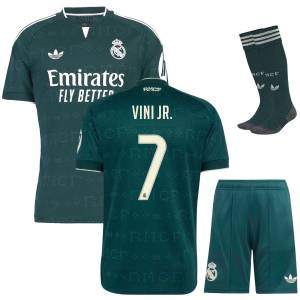 Maillot Real Madrid Kit Enfant Exterieur 2026 2027 Vini Jr.