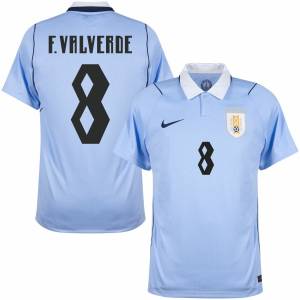 Maillot Uruguay Domicile 2026 2027 F. Valverde (1)