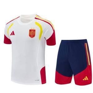 Ensemble Maillot Short Espagne 2 Etoiles 2026 2027 Blanc (1)