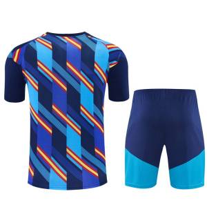 Ensemble Maillot Short Espagne 2 Etoiles 2026 2027 Bleu (2)