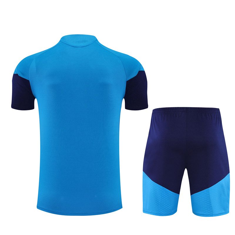 Ensemble Maillot Short Espagne 2 Etoiles 2026 2027 Bleu Clair (2)