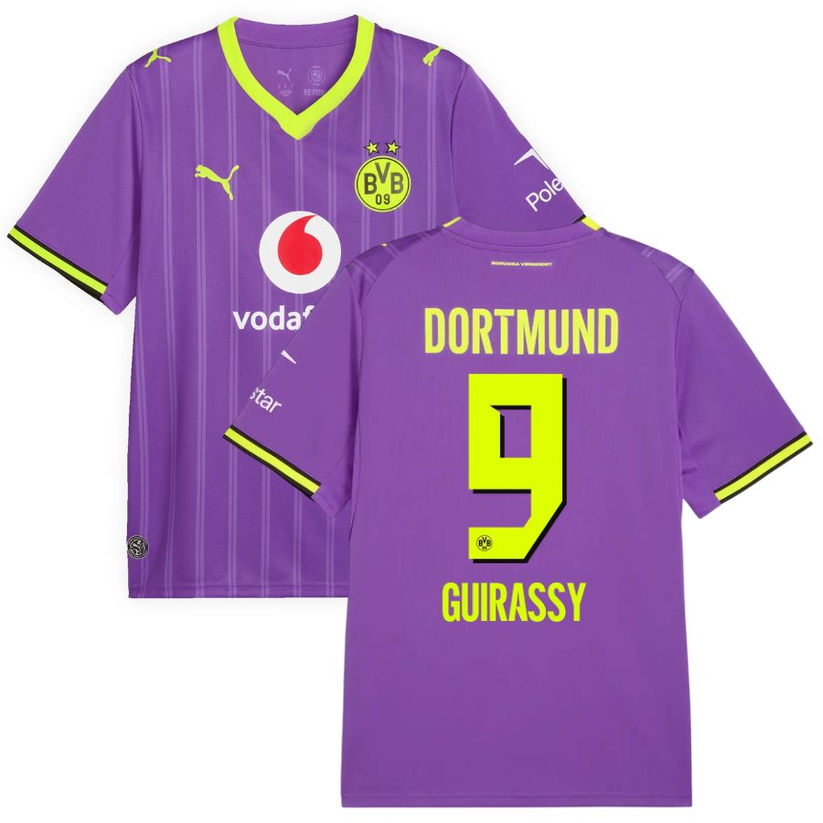 Maillot BVB Dortmund Third 2026 2027 Guirassy (1)