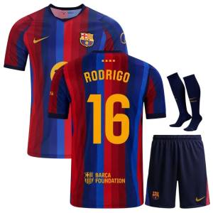 Maillot Barca Kit Enfant Domicile 2026 2027 RODRI