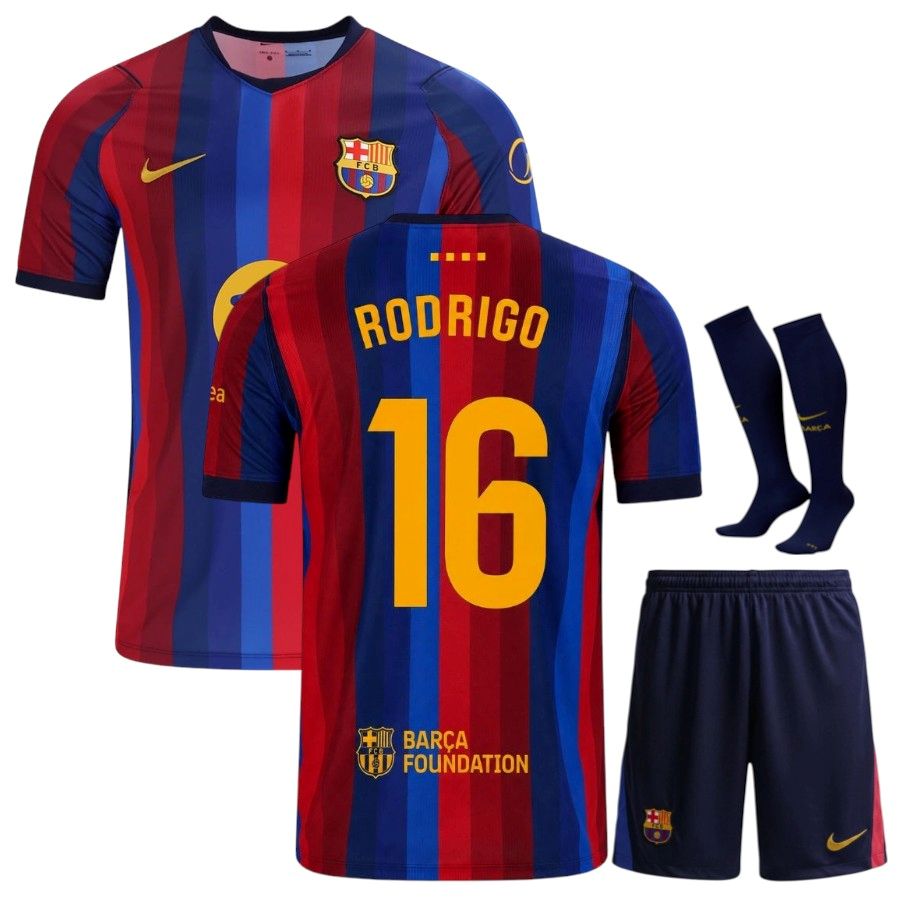 Maillot Barca Kit Enfant Domicile 2026 2027 RODRI