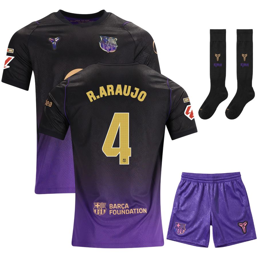 Maillot Barca Kit Enfant Exterieur 2026 2027 Araujo