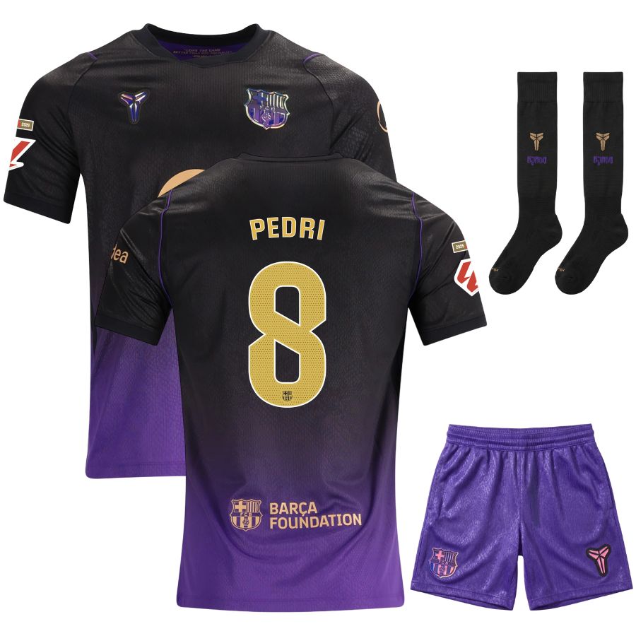 Maillot Barca Kit Enfant Exterieur 2026 2027 Pedri