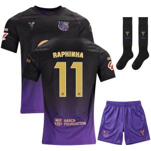 Maillot Barca Kit Enfant Exterieur 2026 2027 Raphinha