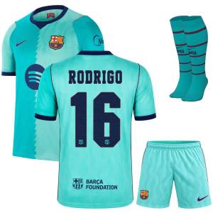 Maillot Barca Kit Enfant Third 2026 2027 Rodri