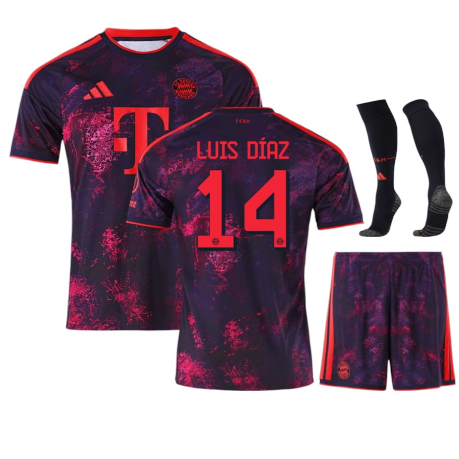 Maillot Bayern Munich Kit Enfant Third 2026 2027 Luis Diaz
