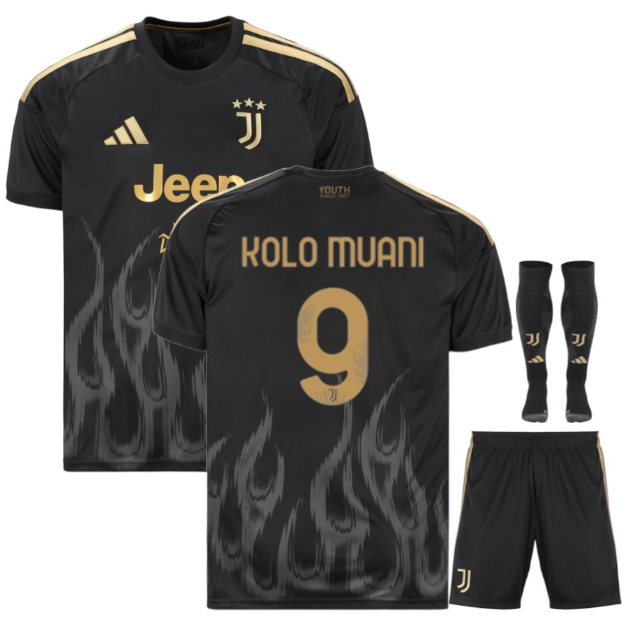 Maillot Juventus Kit Enfant Third 2026 2027 Kolo Muani