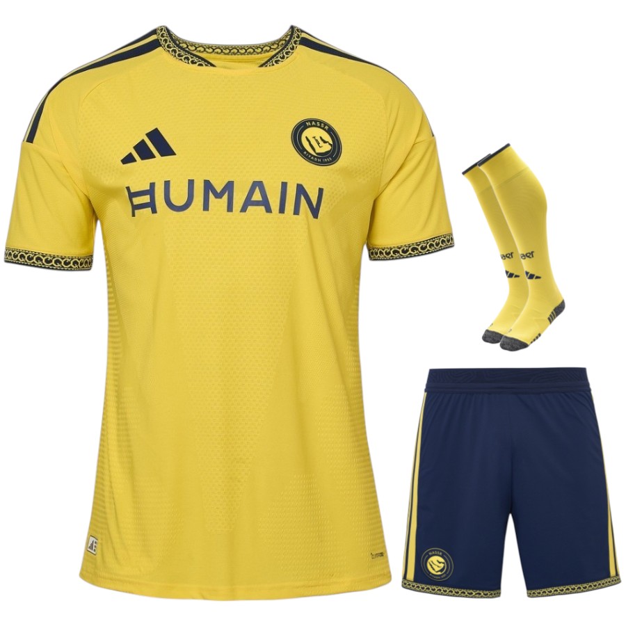 Maillot Kit Enfant Al Nassr Domicile 2026 2027 Maillot Kit Enfant Al Nassr Domicile 2026 2027
