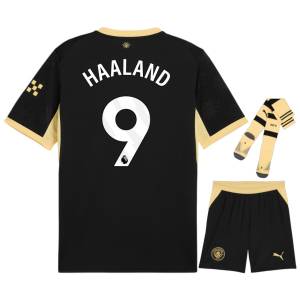 Maillot Kit Enfant Manchester City Exterieur 2026 2027 Haaland
