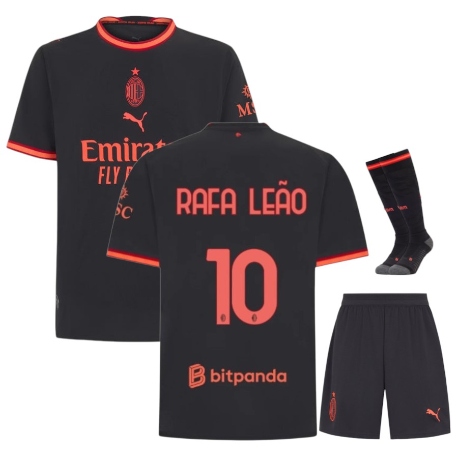 Maillot Kit Enfant Milan AC Third 2026 2027 Rafael Leao Maillot Kit Enfant Milan AC Third 2026 2027 Rafael Leao