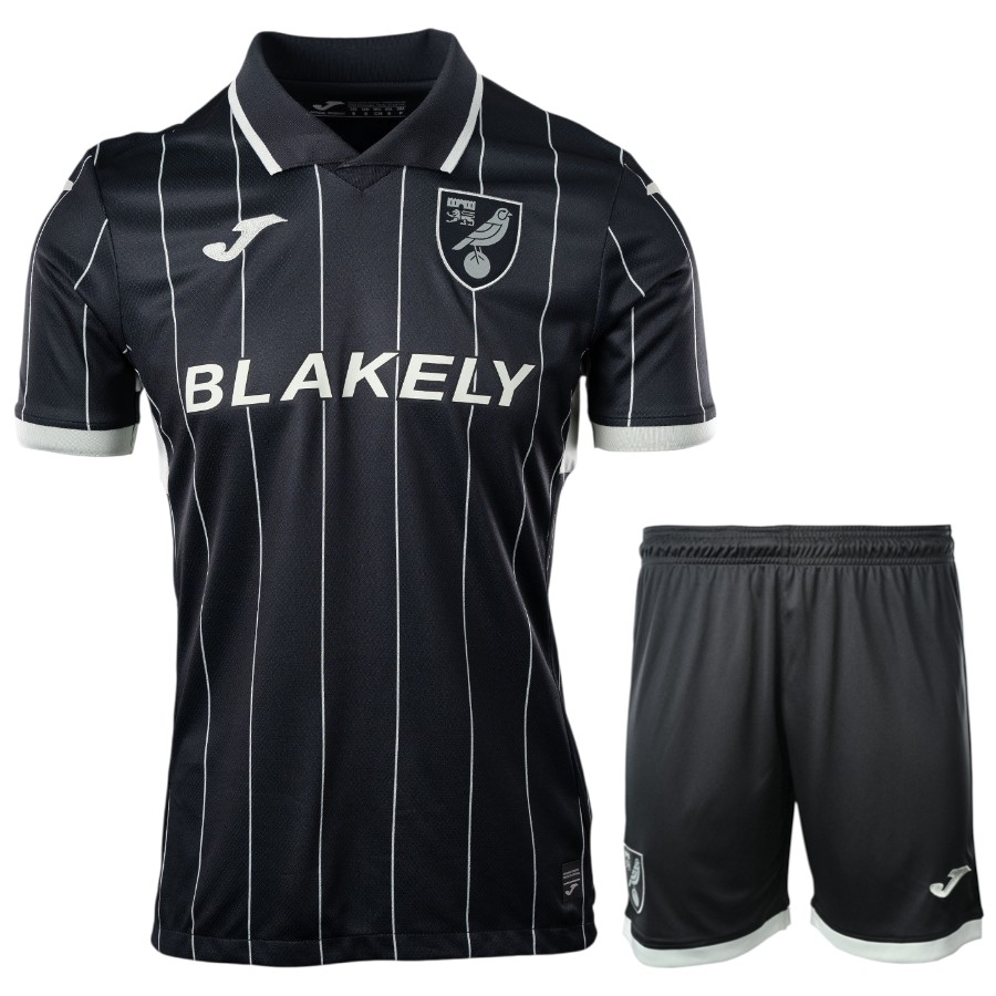 Maillot Kit Enfant Norwich City Exterieur 2026 2027 (1)