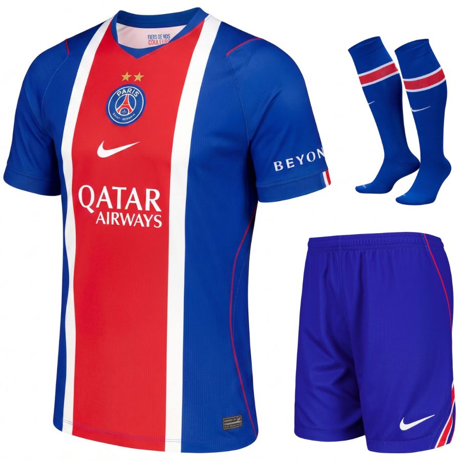 Maillot Kit Enfant PSG Domicile 2026 2027 2 Etoiles