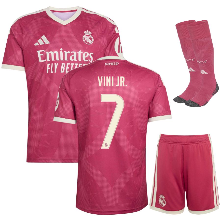 Maillot Real Madrid Kit Enfant Third 2026 2027 Vini Jr. Maillot Real Madrid Kit Enfant Third 2026 2027 Vini Jr.