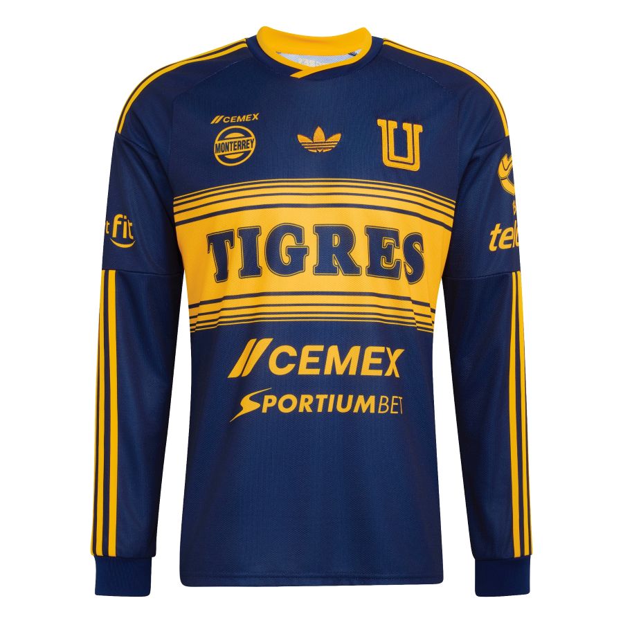 Maillot Tigres Exterieur 2026 2027 Manches Longues (1) Maillot Tigres Exterieur 2026 2027 Manches Longues (1)