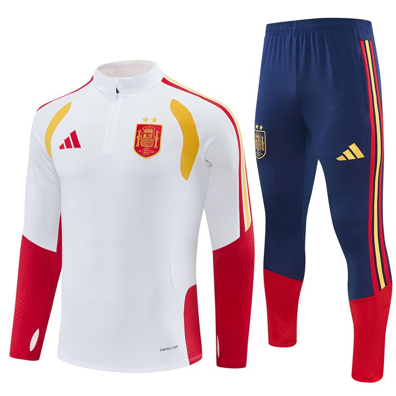 Survetement Espagne Training 2 Etoiles 2026 2027 Blanc (1)