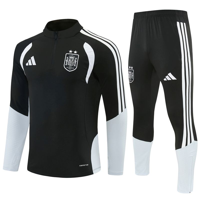Survetement Espagne Training 2 Etoiles 2026 2027 Noir (1)