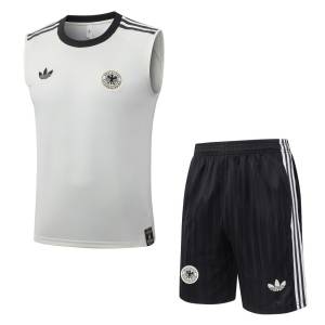 Debardeur Short Allemagne 2026 2027 Blanc Cassé