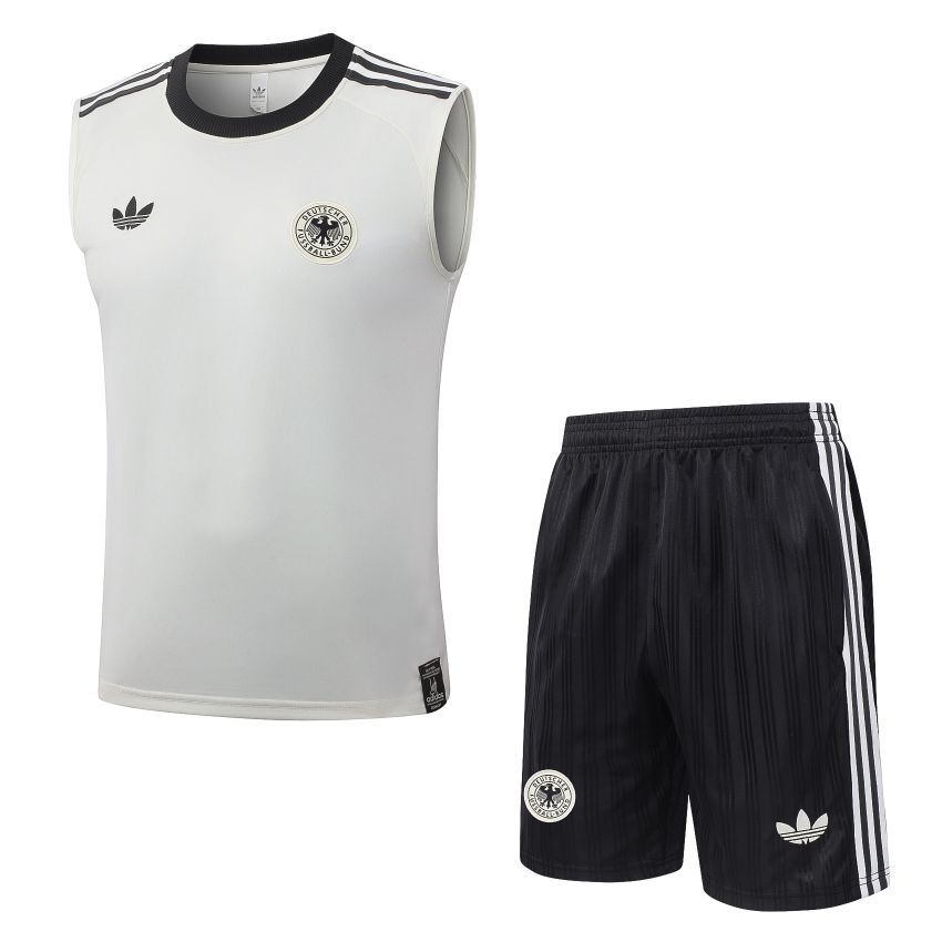 Debardeur Short Allemagne 2026 2027 Blanc Cassé (1) Debardeur Short Allemagne 2026 2027 Blanc Cassé (1)