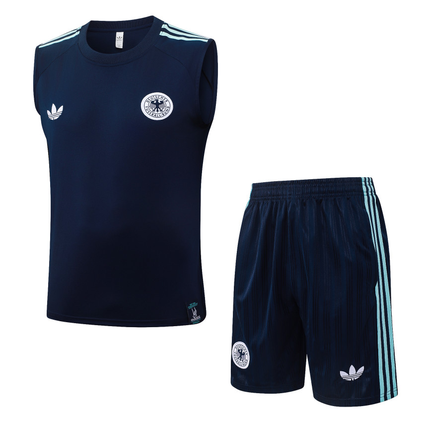 Debardeur Short Allemagne 2026 2027 Bleu Nuit (1)