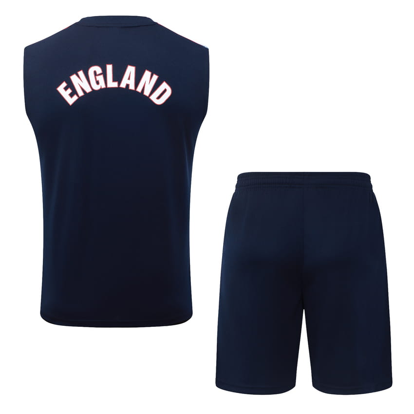 Debardeur Short Angleterre 2026 2027 Bleu Sombre (4)