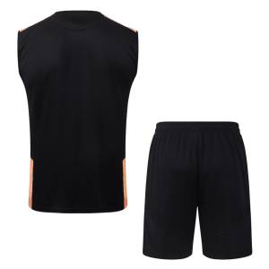 Debardeur Short Arsenal 2026 2027 Noir Orange (2)