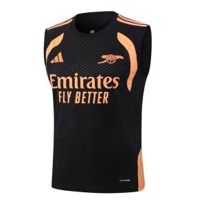 Debardeur Short Arsenal 2026 2027 Noir Orange (4)