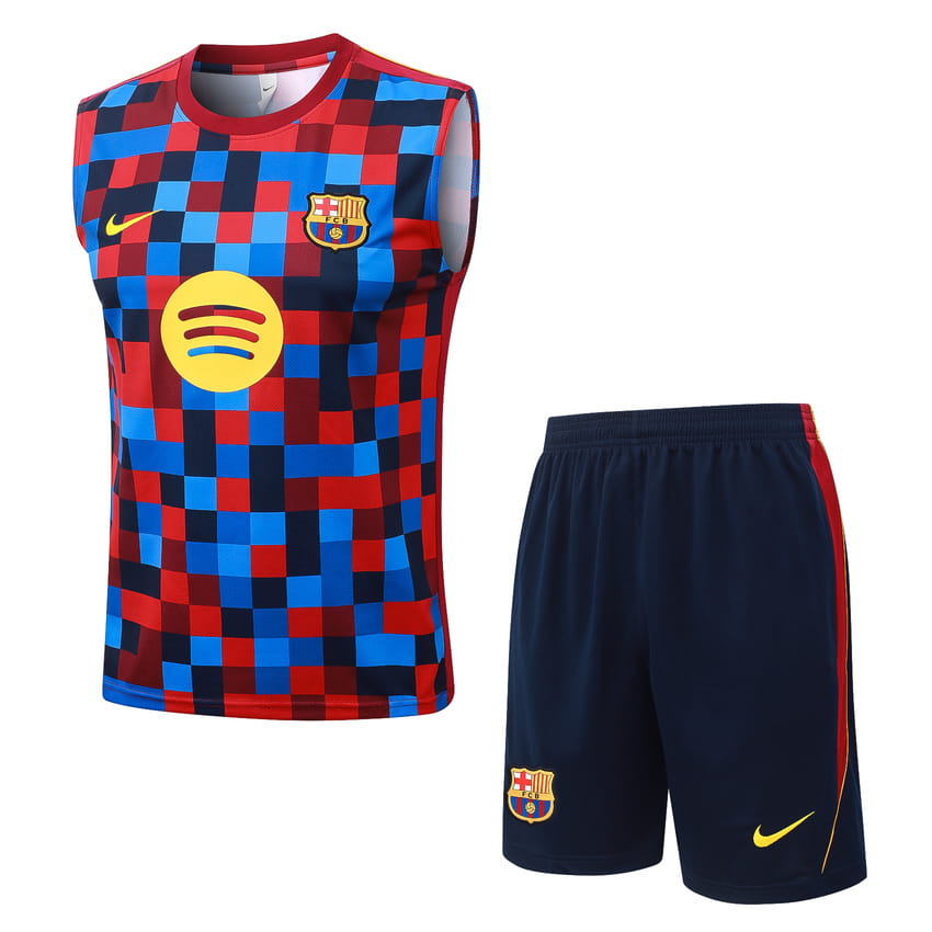 Debardeur Short Barca 2026 2027 Bleu Rouge (1)