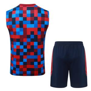 Debardeur Short Barca 2026 2027 Bleu Rouge (4)