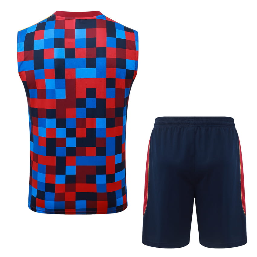 Debardeur Short Barca 2026 2027 Bleu Rouge (4)