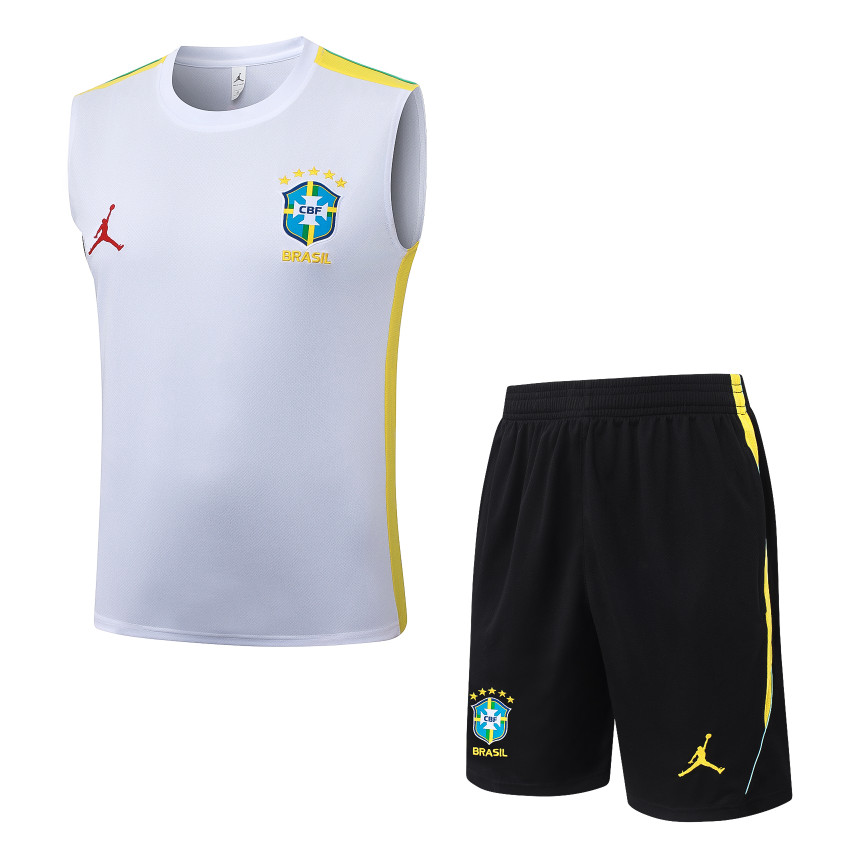 Debardeur Short Bresil 2026 2027 Blanc (1)