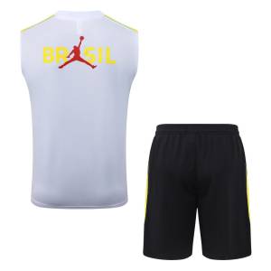Debardeur Short Bresil 2026 2027 Blanc (2)