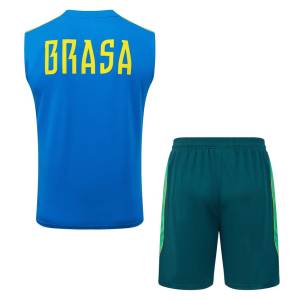 Debardeur Short Bresil 2026 2027 Bleu Ciel (4)