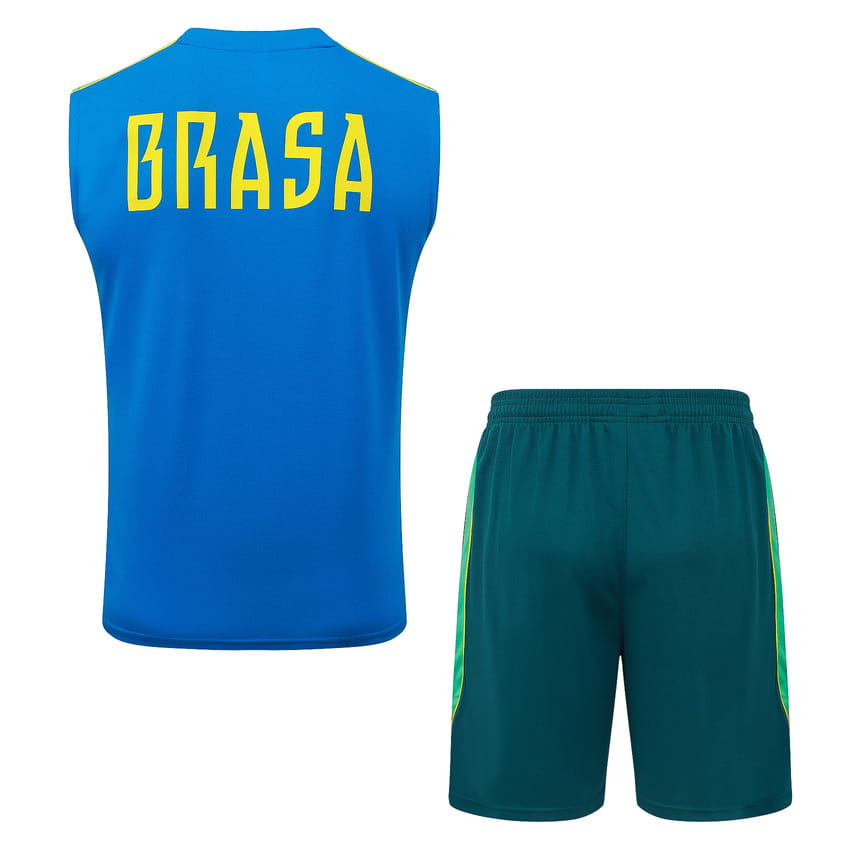 Debardeur Short Bresil 2026 2027 Bleu Ciel (4)